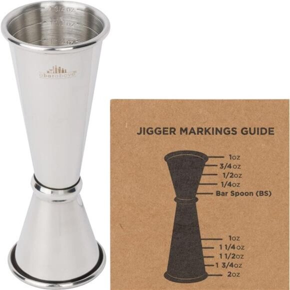 Stainless Steel Japanese Jigger Cocktail Measuring Cup for Bartending Bar Tools - Picture 1 of 7